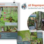 Corporate Design : 3D Bogenparours - Beschilderung, Plakate, Eintrittskarten, Flyer, Folder, Fotografie,...
